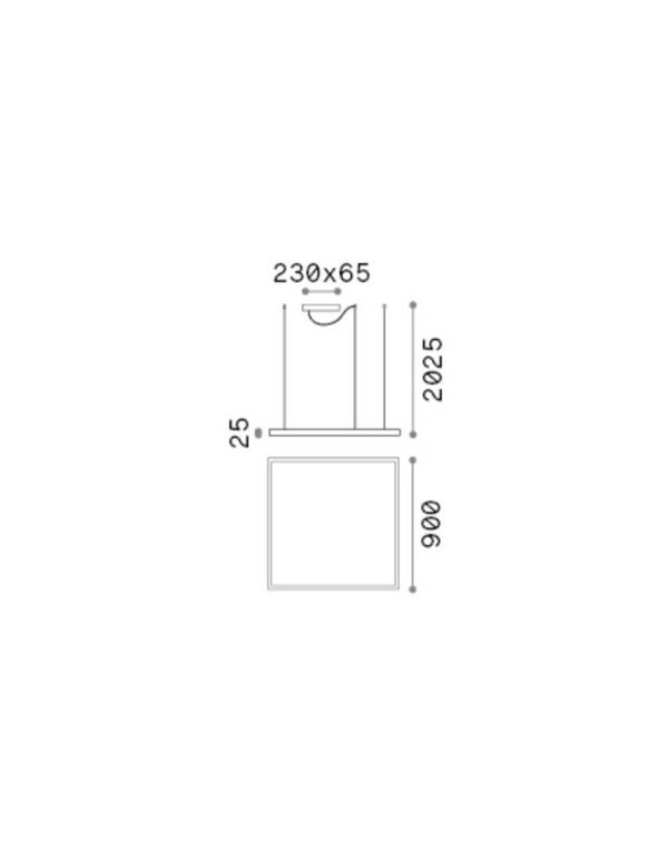 ORACLE SLIM SP D090 SQUARE 3000K ON-OFF WH – 1-ID259192
