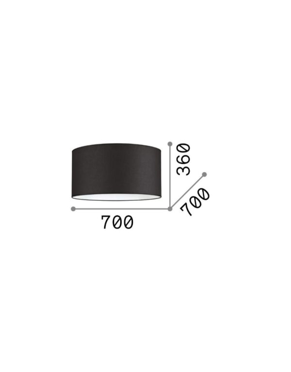 SET UP PARALUME CILINDRO D70 NERO – 1-ID270029