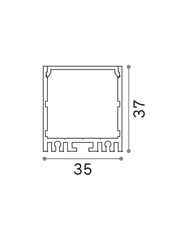 SLOT SUR D35XD37 3000 mm BK – 1-ID270531