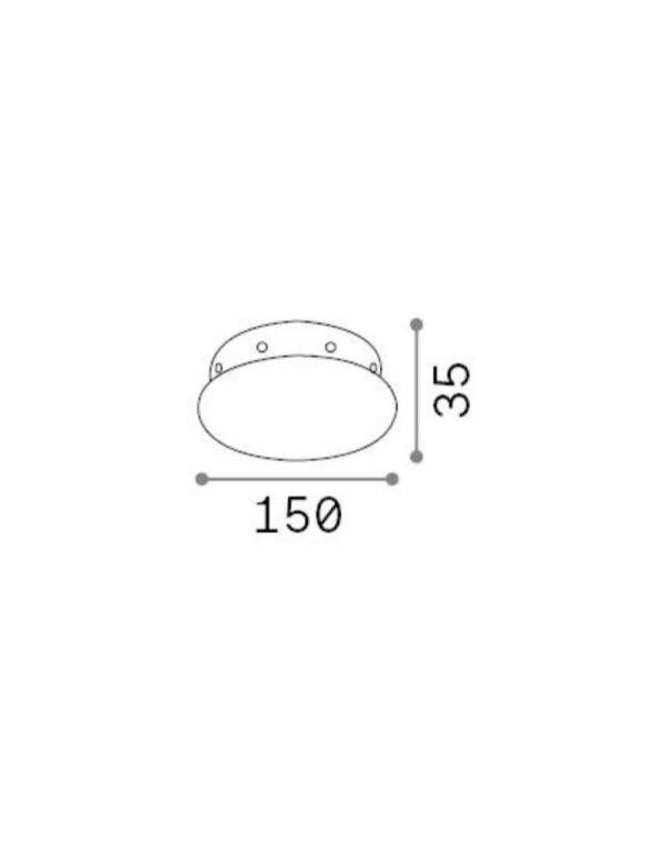 ROSONE MAGNETICO 8 LUCI RAME – 1-ID272443