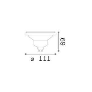 GU10 10W 720Lm 3000K CRI80 DIMM – 1-ID288543