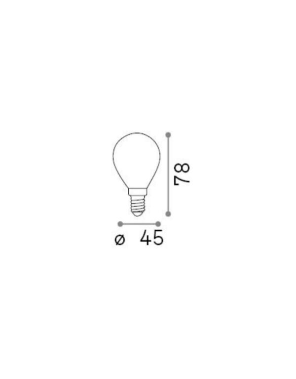 E14 SFERA 4W 3000K CRI90 BIANCO – 1-ID289212