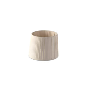 RIBBONED SHADE E27 o215*160*o190 BEIGE – 1-FR2P0615