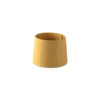 RIBBONED SHADE E27 o215*160*o190 YELLOW – 1-FR2P0616