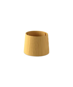 RIBBONED SHADE E27 o215*160*o190 YELLOW – 1-FR2P0616