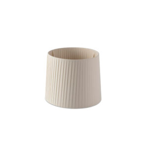 RIBBONED SHADE E27 o250*200*o200 BEIGE – 1-FR2P0625