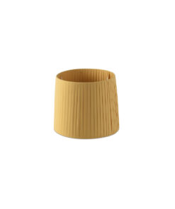 RIBBONED SHADE E27 o250*200*o200 YELLOW – 1-FR2P0626