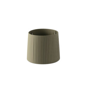 RIBBONED SHADE E27 o250*200*o200 GREEN – 1-FR2P0627