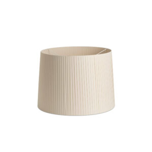 RIBBONED SHADE E27 o500*350*o450 BEIGE + DIFFUSER – 1-FR2P0645