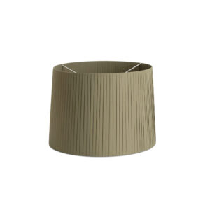 RIBBONED SHADE E27 o500*350*o450 GREEN + DIFFUSER – 1-FR2P0647