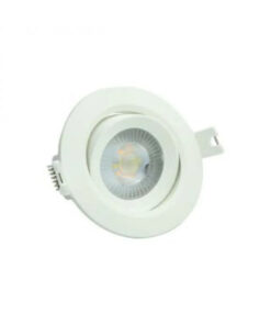 ΣΠΟΤ LED ΧΩΝΕΥΤΟ Φ117 Η53mm 12W CCT TUNABLE 3000/4000/6000K 1030lm 38° 220-240V ΠΛΑΣΤΙΚΟ ΛΕΥΚΟ UNIVERSE – 2-U011945
