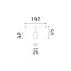 EGO TRACK SINGLE 03W 3000K 1-10V WH – 1-ID303673