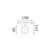 EGO TRACK FLAT SINGLE 09W 3000K 1-10V BK – 1-ID303727
