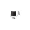 SET UP PARALUME CONO D20 TORTORA – 1-ID304113