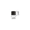 SET UP PARALUME CILINDRO D16 TORTORA – 1-ID304601