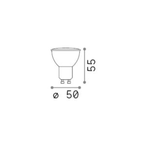 GU10 05W 380Lm 2700K CRI95 – 1-ID307619