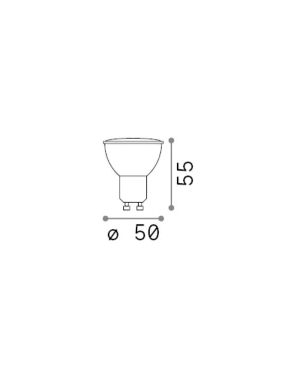 GU10 07W 600Lm 2700K CRI95 – 1-ID307626