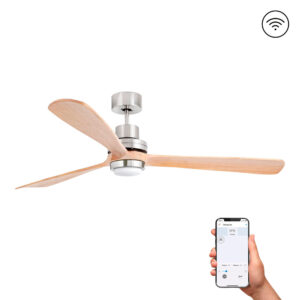 LANTAU-G O 1680 MM DC PINE WITH LIGHT 3 BLADES S/R – 1-FR33505DCWP