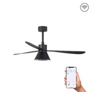 AMELIA O1320MM BLACK 3 B. CONE 20W CCT DIM NO/R – 1-FR33761WP-23
