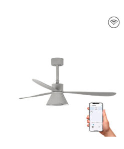 AMELIA O1320MM GREY 3 B. CONE 20W CCT DIM NO/R – 1-FR33762WP-24