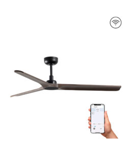 HEYWOOD O1320MM BLACK 3 B. DARK WOOD NO/R – 1-FR33809WP