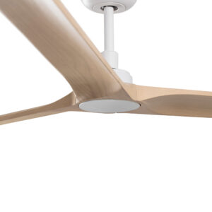 HEYWOOD O1320MM WHITE 3 BLADES LIGHT WOOD – 1-FR33810