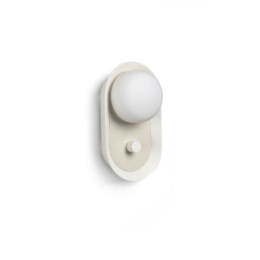 MAYA WALL LAMP WHITE/SAND GREY  LED 12W 2700K – 1-FR40103