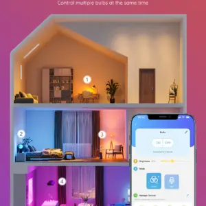 Smart Wi-Fi & BLE Λάμπα LED E27 1200lm RGBWW H6009 Govee 1.SH.01.G051