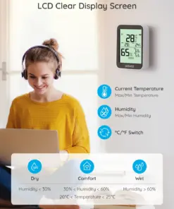 Smart Bluetooth Ψηφιακό Θερμόμετρο Υγρόμετρο H5075 Govee 1.SH.01.G034