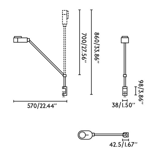 INVITING WHITE CLIP 6W 2700K-4800K – 1-FR57315