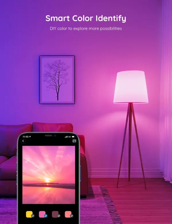 Smart Wi-Fi & BLE Λάμπα LED E27 1200lm RGBWW H6009 Govee 1.SH.01.G051