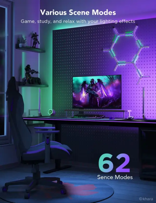 RGBIC Wi-Fi Gaming Light Bars H6047 Govee 1.SH.01.G026