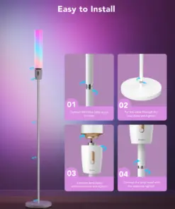 RGBICWW Cylinder Floor Lamp H6078 Govee 1.SH.01.G049