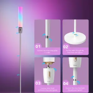 RGBICWW Cylinder Floor Lamp H6078 Govee 1.SH.01.G049