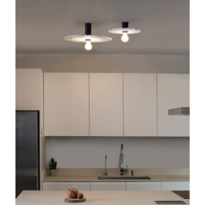 CONFETTI BLACK MARBLE WALL LAMP/CEILING L. E27 – 1-FR62173-50