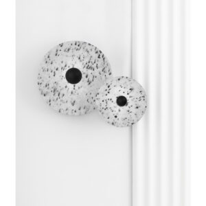 CONFETTI BLACK MARBLE WALL LAMP/CEILING L. E27 – 1-FR62173-50