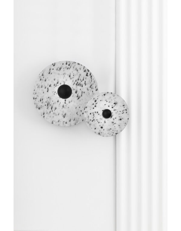 CONFETTI BLACK MARBLE WALL LAMP/CEILING L. E27 – 1-FR62173-50