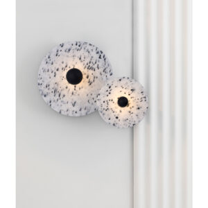 CONFETTI BLACK MARBLE WALL LAMP/CEILING L. E27 – 1-FR62173-50