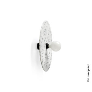 CONFETTI BLACK MARBLE WALL LAMP/CEILING L. E27 – 1-FR62173-51