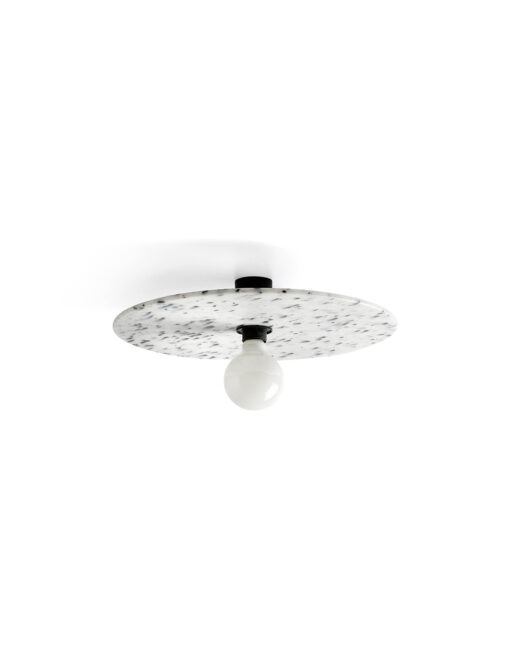 CONFETTI BLACK MARBLE WALL LAMP/CEILING L. E27 – 1-FR62173-51