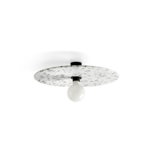 CONFETTI BLACK MARBLE WALL LAMP/CEILING L. E27 – 1-FR62173-51