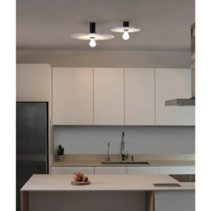CONFETTI BLACK MARBLE WALL LAMP/CEILING L. E27 – 1-FR62173-51