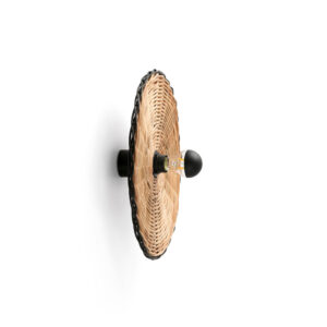 COSTAS W/L CEILING BLACK P. RATAN E27 o400*70mm – 1-FR62173-78