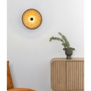 COSTAS W/L CEILING BLACK P. RATAN E27 o400*70mm – 1-FR62173-78