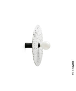 CONFETTI BLACK MARBLE WALL LAMP/CEIL.L. E27 o45 – 1-FR62174-51