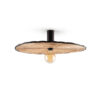 COSTAS W/L CEILING BLACK RATTAN SH. E27 o600*140mm – 1-FR62174-69
