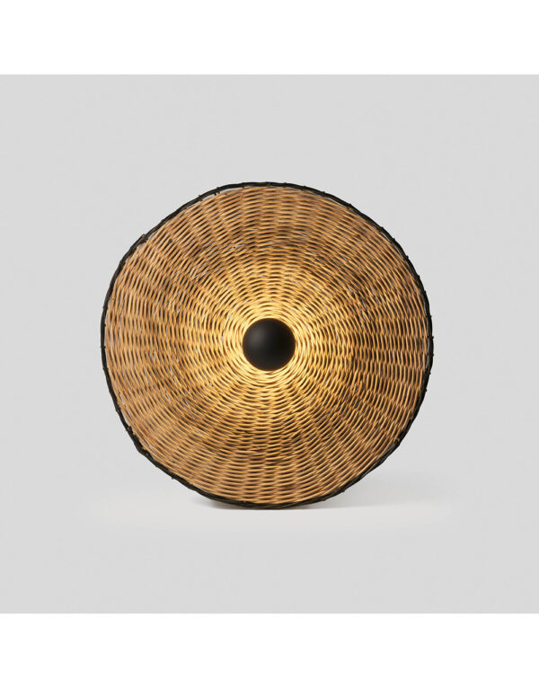 COSTAS W/L CEILING BLACK RATTAN SH. E27 o600*140mm – 1-FR62174-69