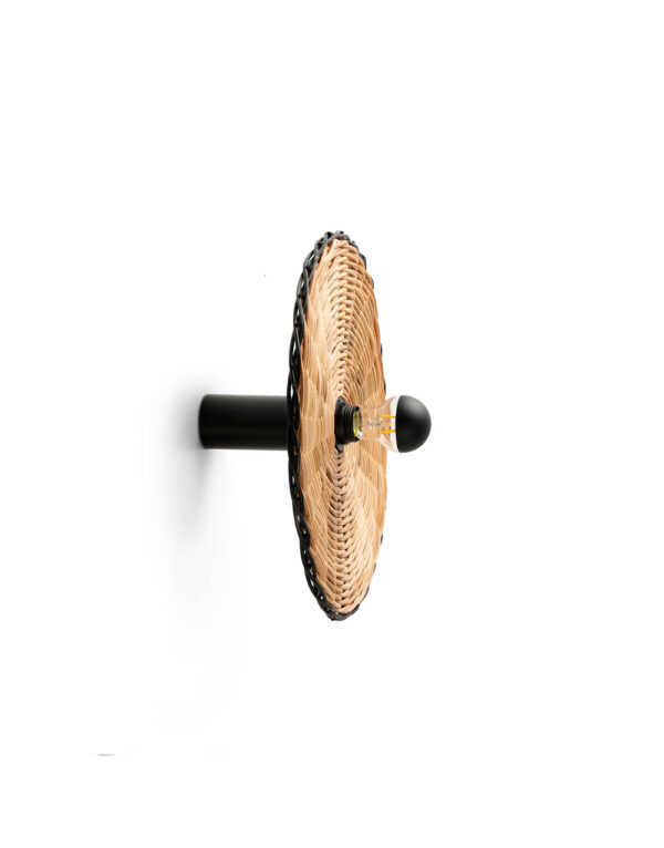 COSTAS W/L CEILING BLACK RATTAN SH. E27 o400*140mm – 1-FR62174-78