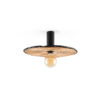 COSTAS W/L CEILING BLACK RATTAN SH. E27 o400*140mm – 1-FR62174-78