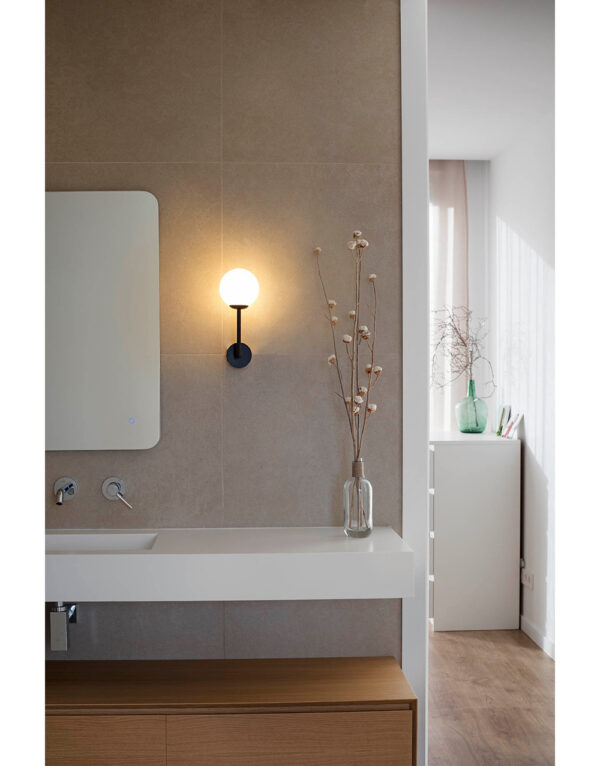 GALA WALL LAMP BLACK 1xG9 – 1-FR63506